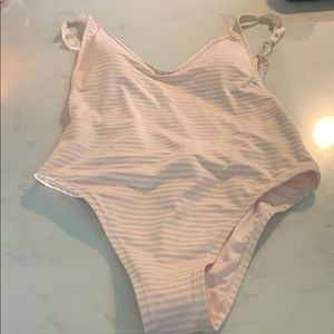 Pink and Silver Aerie swimsuit new with tags!!